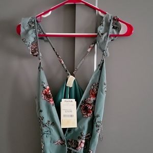 Japna - Medium - floral wrap hilo dress